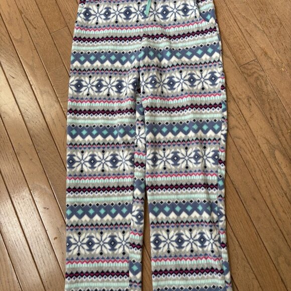 Women's Small Cuddl Duds Honeycomb Fleece Pajama Top & Pajama Pant Set NWT - Picture 2 of 10